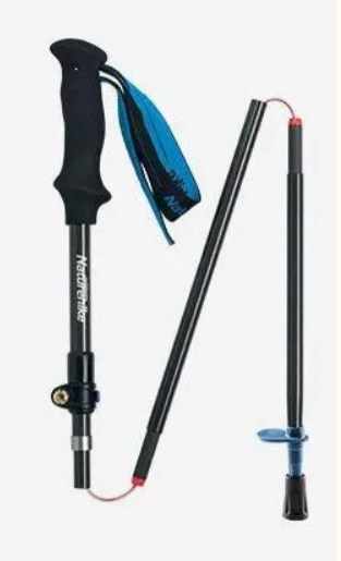 Палки треккинговые, карбон, ST07, фиолетовые, для ходьбы (2 шт.)