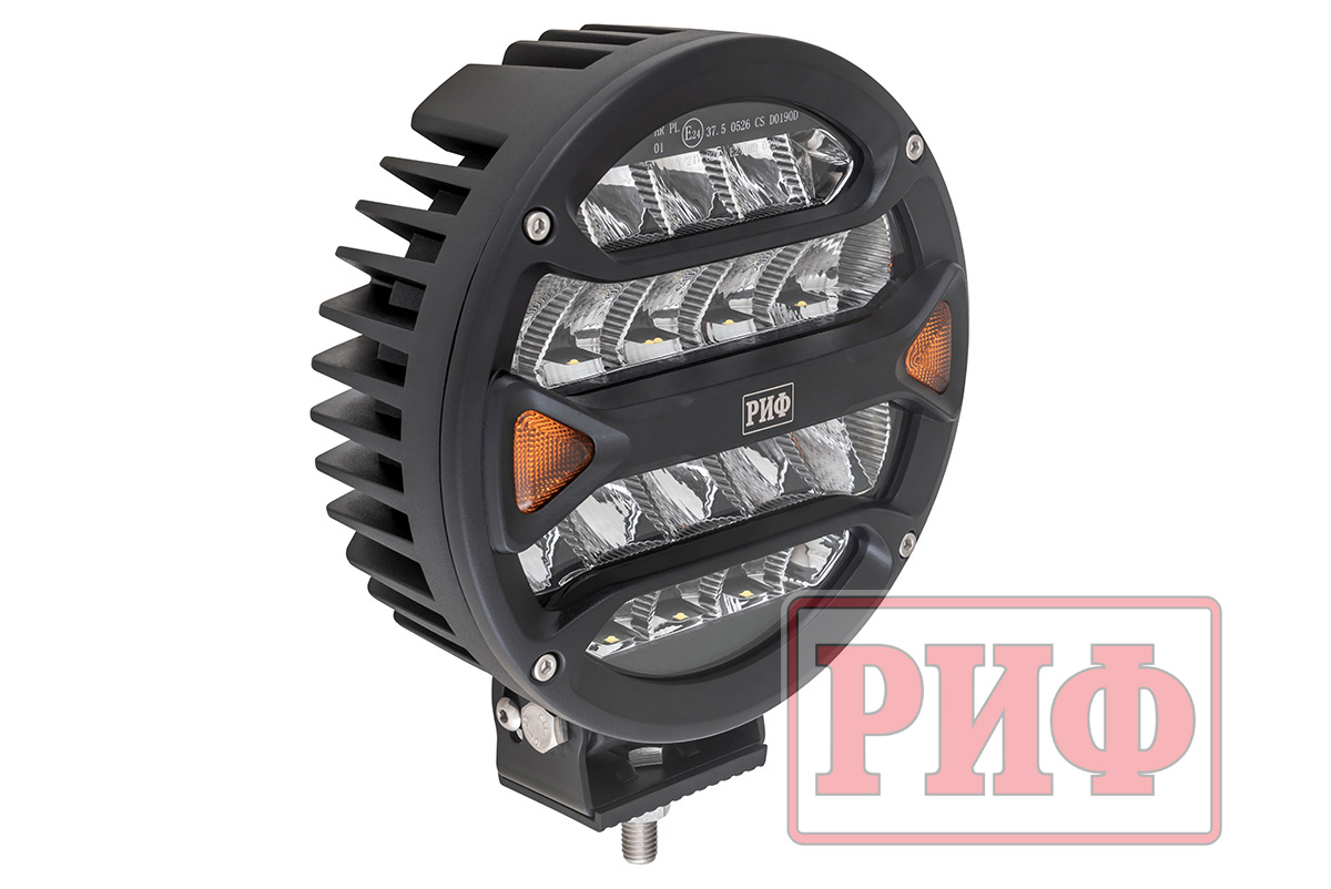 Светодиодная фара водительского света РИФ 178 мм 90W LED