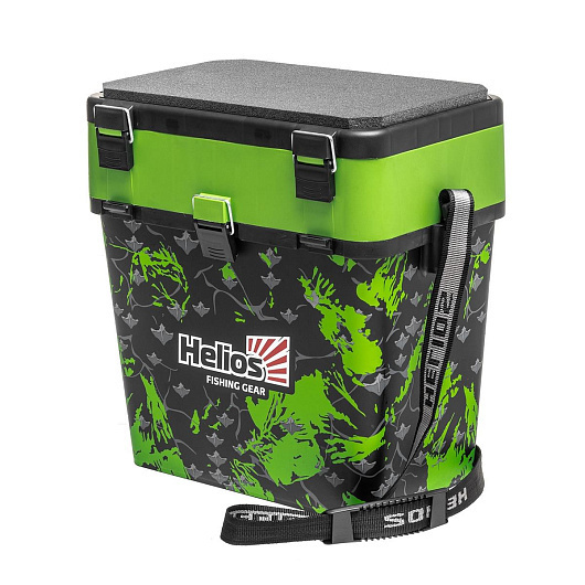 1 Ящик рыболовный зимний HELIOS SHARK салатовый