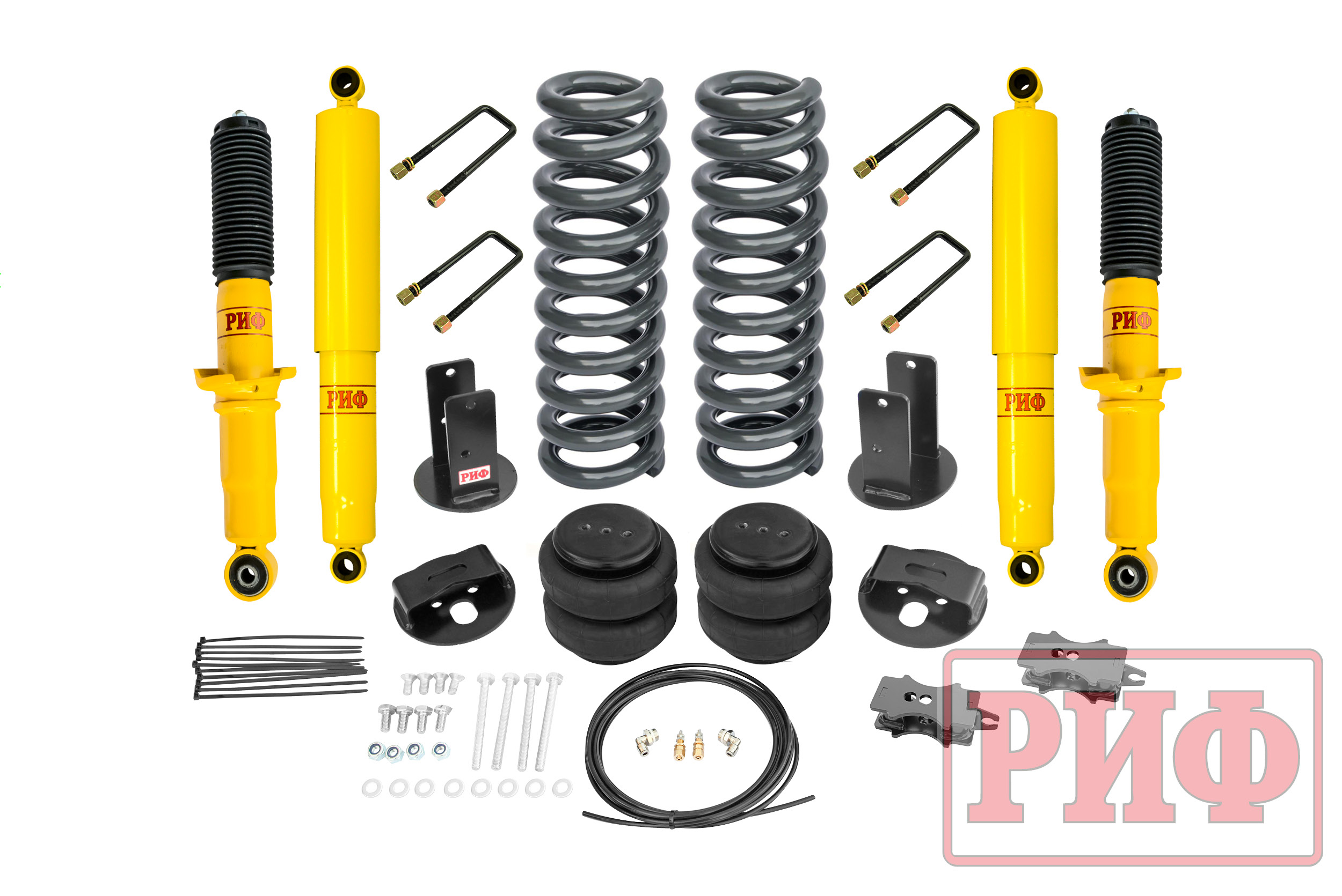 Лифт-комплект РИФ на Isuzu D-Max (2012-2019) лифт 45 мм средний