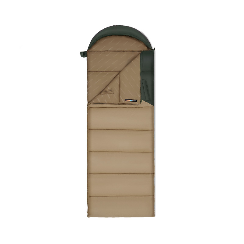 Мешок спальный Naturehike Sunny Day PL02 U250, (190+30)х80 см, (правый) (ТК: +8C), коричнево-зеленый
