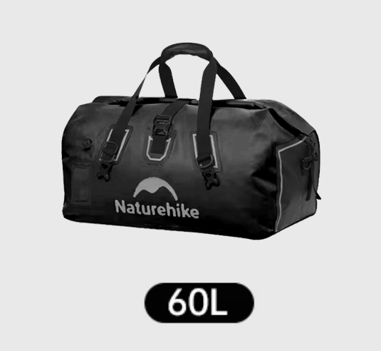 2 Гермосумка Naturehike 60 л ПВХ (черная) 2 Гермосумка Naturehike 60 л ПВХ (черная)