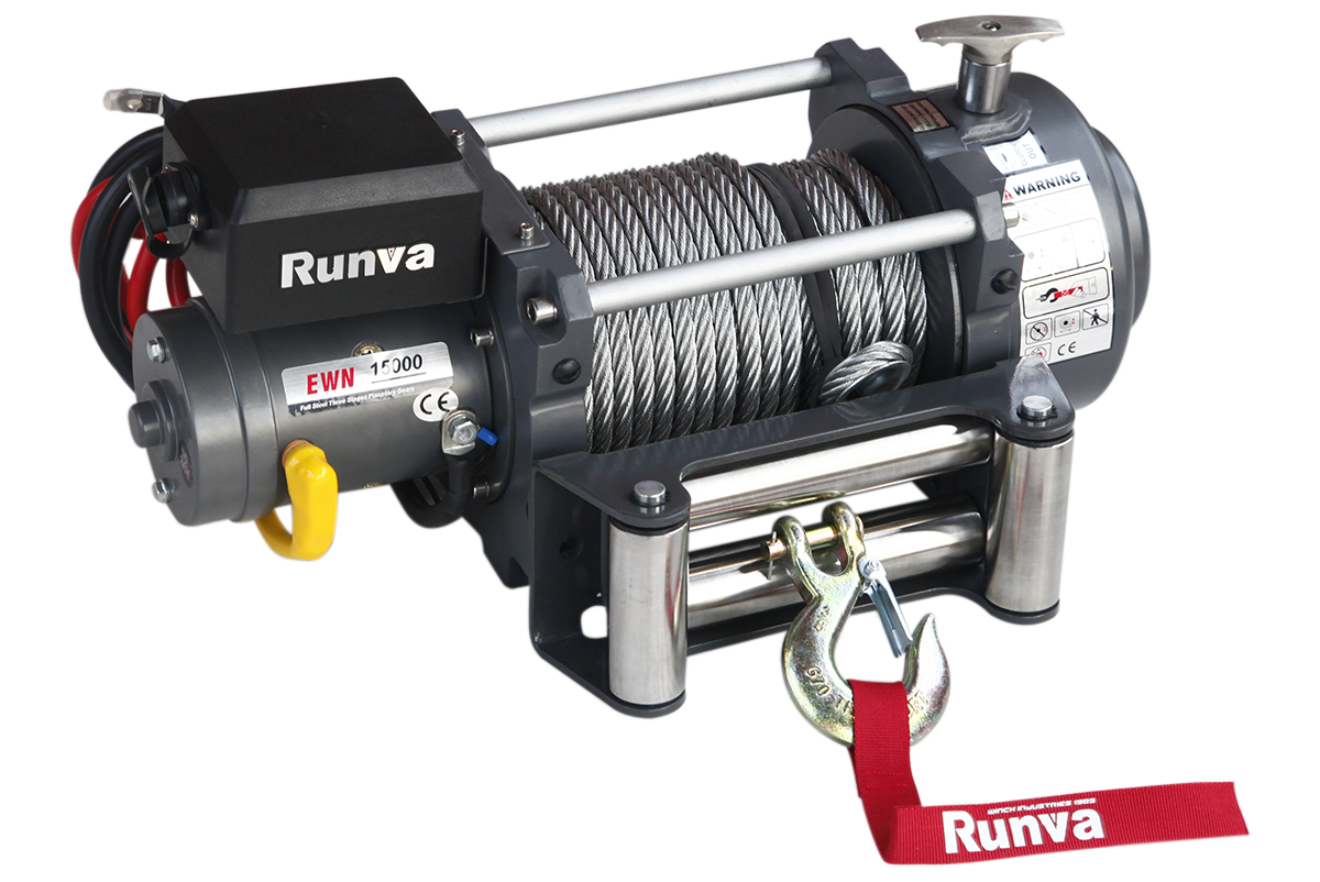Лебёдка электрическая (индустр.) 24V Runva EWN15000U24V 6800 кг