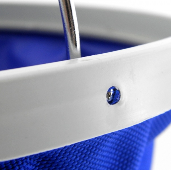 Ведро СЛЕДОПЫТ складное, синее, 13 л, в чехле