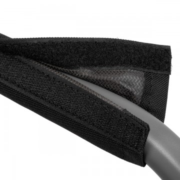 Кресло директорское NISUS с откидывающимся столиком (серый/красный/черный), 62х52х47 см, до 120 кг.