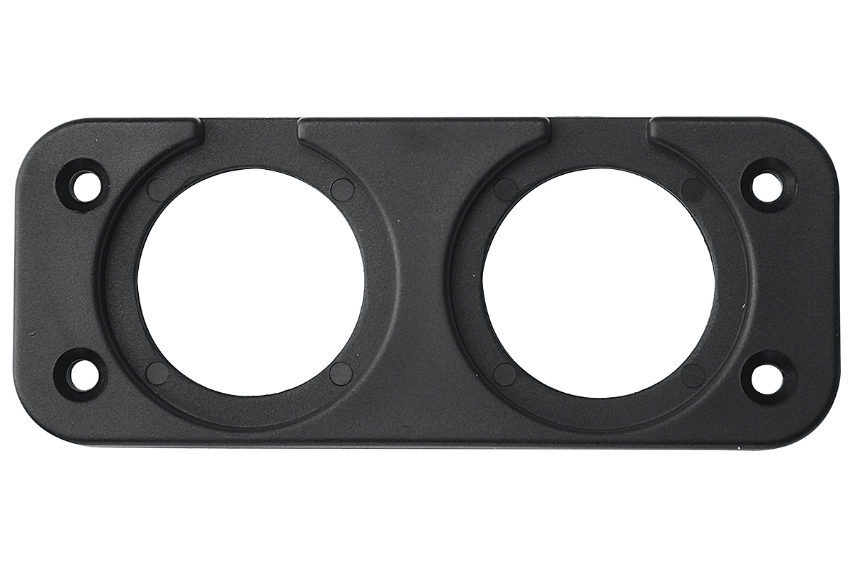 Панель монтажная для приборов два отверстия