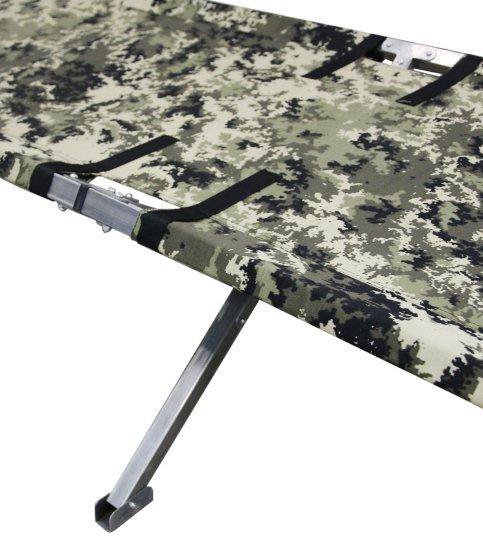 Раскладушка туристическая "СЛЕДОПЫТ" в чехле, 1750х650х400 мм, труба оцинкованная 25х25 мм 400 кг