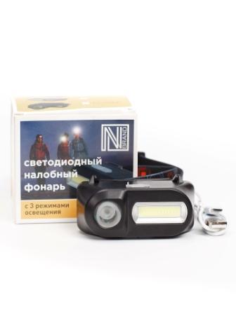 Фонарь налобный аккумуляторный NNBrand матричный светодиод