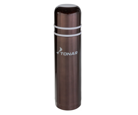 Термос ТОНАР 1000 мл. черный (две крышки-кружки)