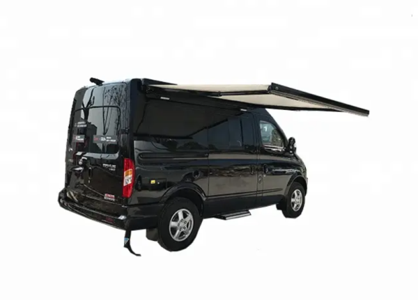 Маркиза автомобильная РИФ 4,0х2,5 м кассетная с электроприводом, корпус черный