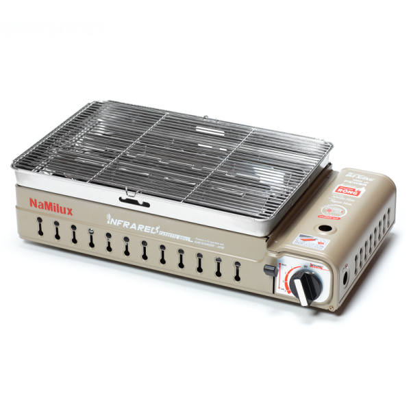 Гриль газовый портативный NaMilux (с переходником)