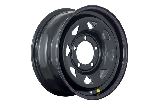 Диск усиленный УАЗ стальной черный 5x139,7 7xR16 d110 ET+25 (треуг. мелкий)
