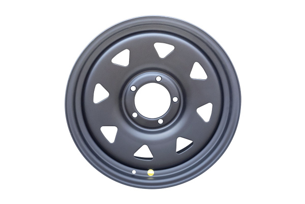 Диск усиленный для ГАЗ Соболь, УАЗ, RAM (Dodge) 1500 стальной черный (матовый) 5x139,7 8xR18 d110 ET+20