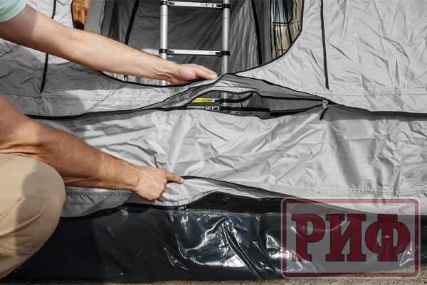 4 Тамбур к палатке РИФ Soft RT02-180 PRO, тент серый 4 Тамбур к палатке РИФ Soft RT02-180 PRO, тент серый