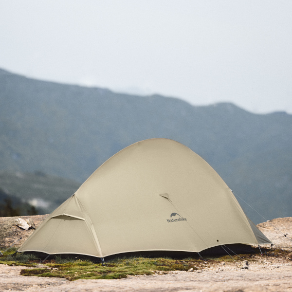 Палатка Naturehike Cloud Up Pro Si 1-местная, алюминиевый каркас, сверхлегкая, хаки