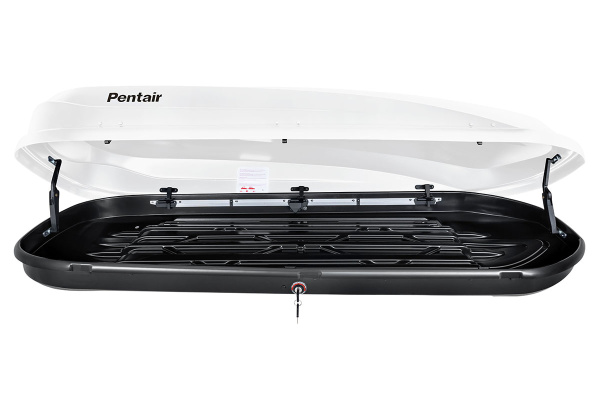 Бокс автомобильный на крышу Pentair RESORT 480L белый глянец, двусторонний