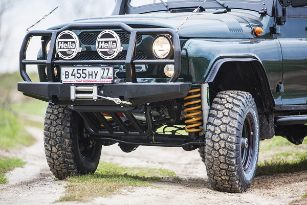 Бампер РИФ передний УАЗ Хантер