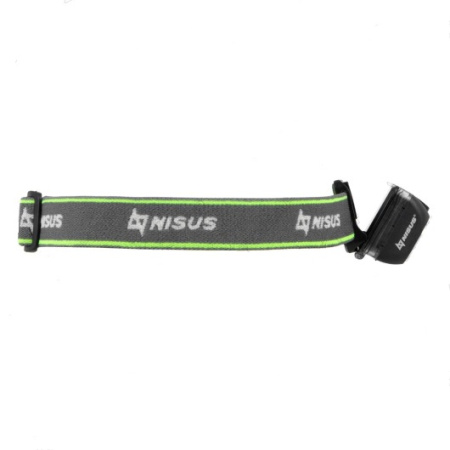 Фонарь налобный NISUS водонепроницаемый 300LM, IPX7, USB