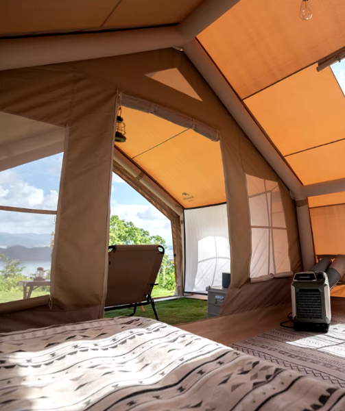 Палатка Naturehike надувная Extend Air 17.2 , цвет песочный