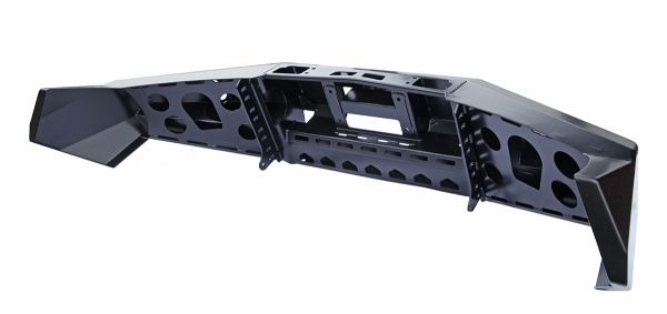 Бампер РИФ силовой передний Nissan Navara D40/Pathfinder R51 (2010-2014) с доп. фарами, без защитной дуги