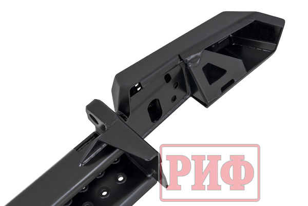 Бампер РИФ силовой задний УАЗ Хантер с фонарями, возможностью установки фаркопа, стандарт
