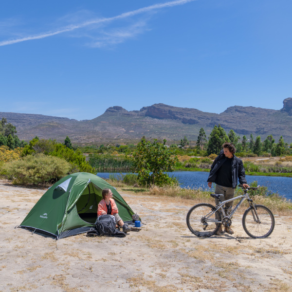 Палатка Naturehike Bleik Series 2-местная, тип А, алюминиевый каркас, зеленая