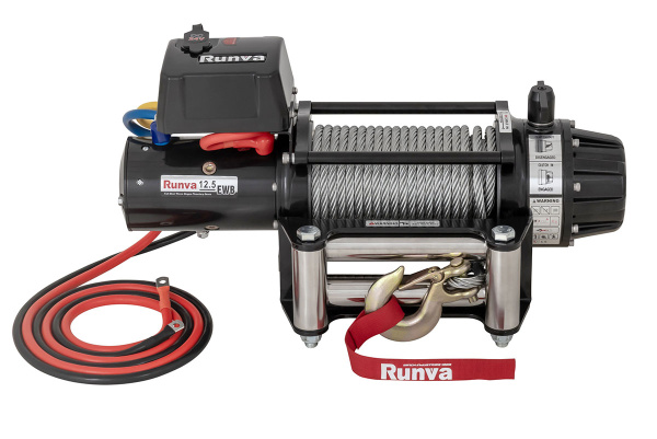 Лебёдка электрическая 24V Runva EWB12500U24V 5670 кг (влагозащищенная)