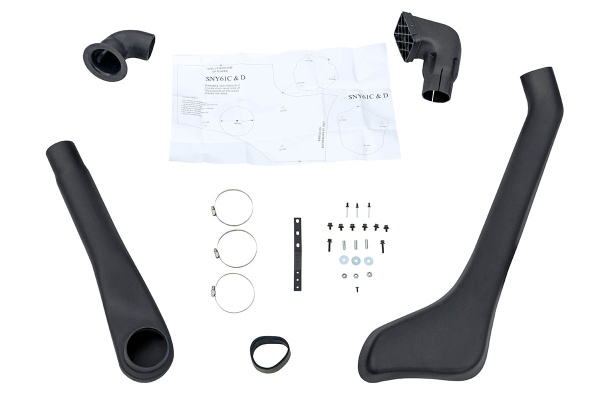 Шноркель для Nissan Patrol Y61 09/2004+ TD42, ZD30DDTI, TB48E (SNY61D)