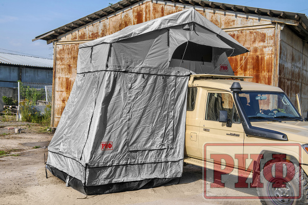 Тамбур к палатке РИФ Soft RT02-120, тент серый Тамбур к палатке РИФ Soft RT02-120, тент серый