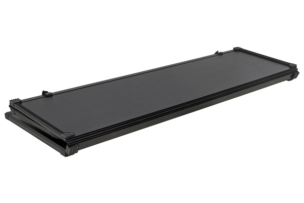 Крышка кузова РИФ для Volkswagen Amarok 2023+, трёхсекционная 1540х1600/1560 мм, алюминиевая, черная