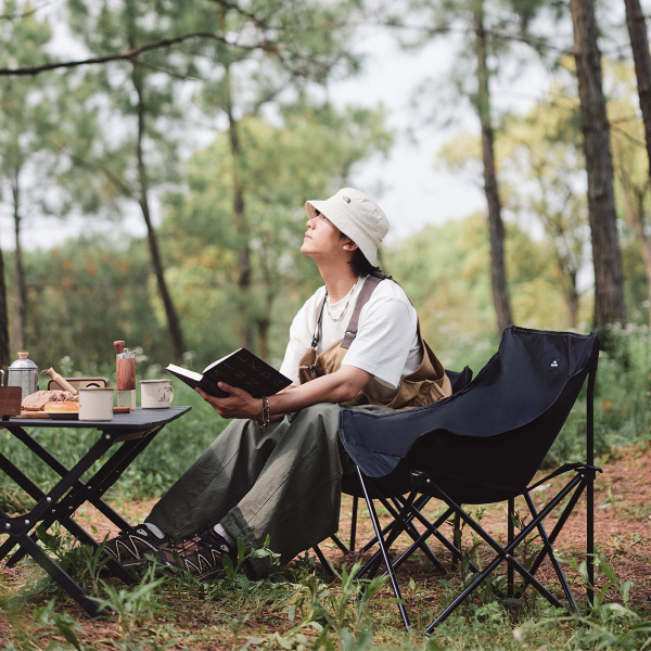 Кресло туристическое Naturehike Stellaluna T01 складное, 45х45х66 см, до 110 кг, черное