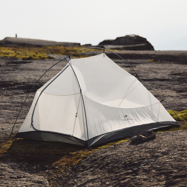 Палатка Naturehike Cloud Up Pro Si 1-местная, алюминиевый каркас, сверхлегкая, серо-красная