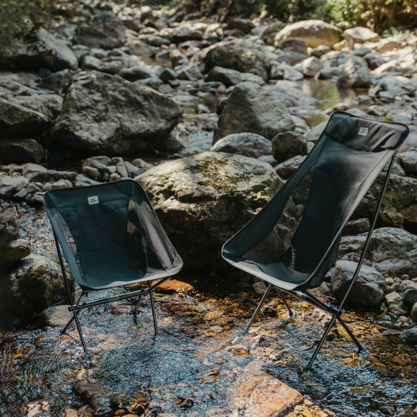 Кресло туристическое Naturehike Stellaluna L04 складное, черное, до 150 кг
