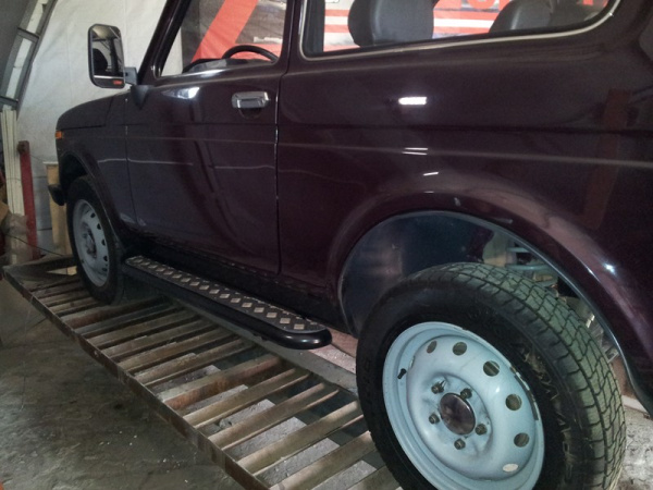 Пороги РИФ силовые ВАЗ Нива