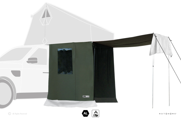 Тамбур к палатке AUTOHOME OVERZONE SMALL STANDARD, тент зеленый, высота 220 см