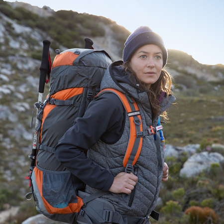 Рюкзак туристический Naturehike 70 л, оранжевый