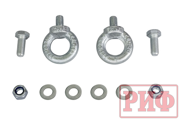 Фаркоп для заднего бампера РИФ с площадкой под лебёдку (без шара и переходника)