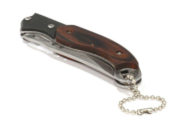 Нож туристический "СЛЕДОПЫТ", деревянная ручка, клинок 70 мм