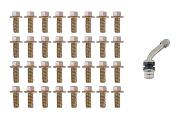 Диск усиленный стальной черный 6x139,7 8xR16 d110 ET-19 с бедлоком (оранжевый)