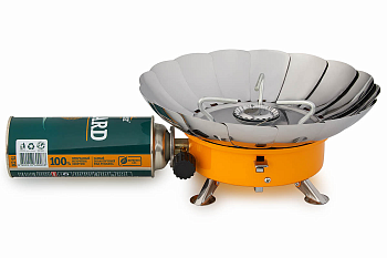 Плита газовая мини в сумке с ветрозащитой TOURIST TULPAN-L