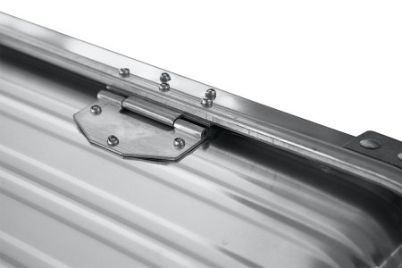 Ящик алюминиевый РИФ усиленный с замком 782х585х622 мм (ДхШхВ)