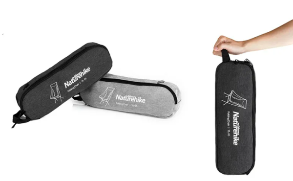 Кресло туристическое Naturehike Stellaluna L04 складное, черное, до 150 кг