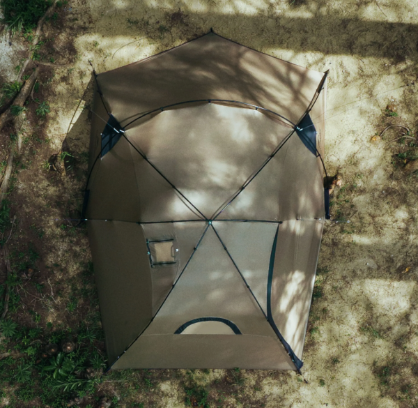 3 Палатка Naturehike Massif Solo 1-местная, алюминиевый каркас, песочная