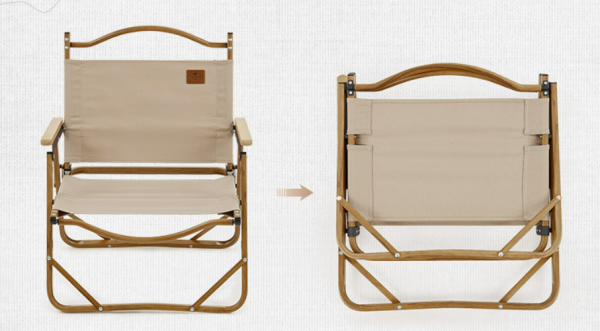 1 Кресло туристическое Naturehike MW02, складное, черное, до 120 кг