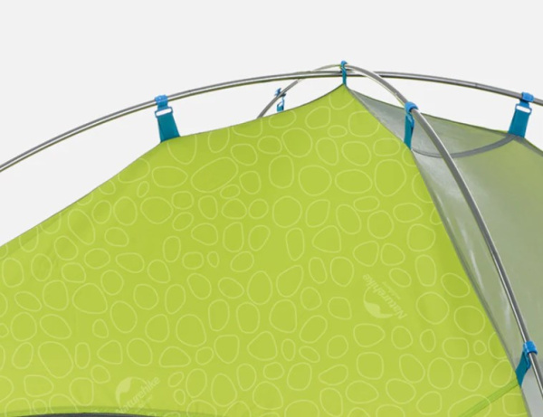 Палатка Naturehike P-Series 3-местная, алюминиевый каркас, желтая