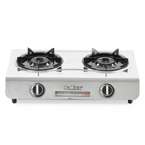 Плита газовая NaMilux NA-DS4136APS 2 конфорки 60 см (под бытовой баллон)