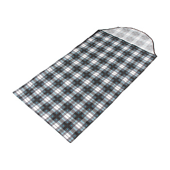 Вкладыш в спальный мешок с подголовником "СЛЕДОПЫТ - Universal" 190+25х85см, фланель,цветная клетка