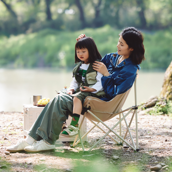 Кресло туристическое Naturehike Stellaluna T01 складное, 45х45х66 см, до 110 кг, бежевое