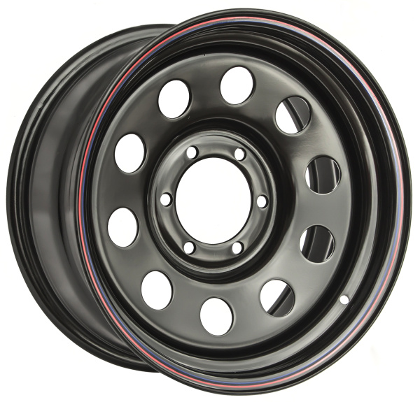 Диск усиленный Nissan Navara D40 2.5TD стальной черный 6x114,3 8xR16 d66 ET+25