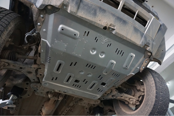 Защита Falcon радиатора и картера для Jetour T2, алюм. 8 мм